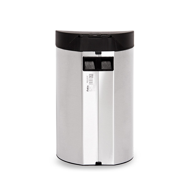 Thùng Rác inox Fitis Premium 12L - Tròn đạp thấp - 3 Màu (Inox mờ, Trắng, Đen) - RPS1-901, RPS1-904, RPS1-903, , large image number 4